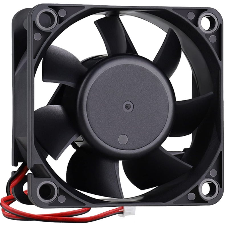GDSTIME Dc 12V 60mm 6cm 60x60x25mm 2 Wire Brushless Cooling Fan - Image 1
